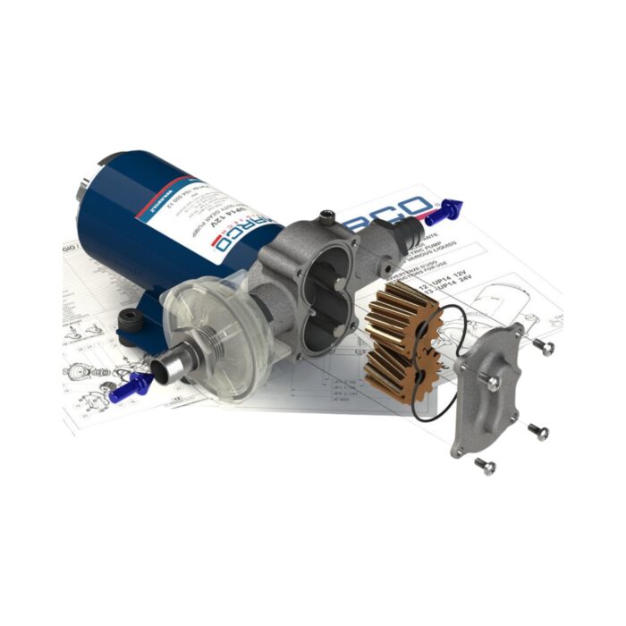 Marco Bronze Gear Pump ensuring Constant pressure for diesel.