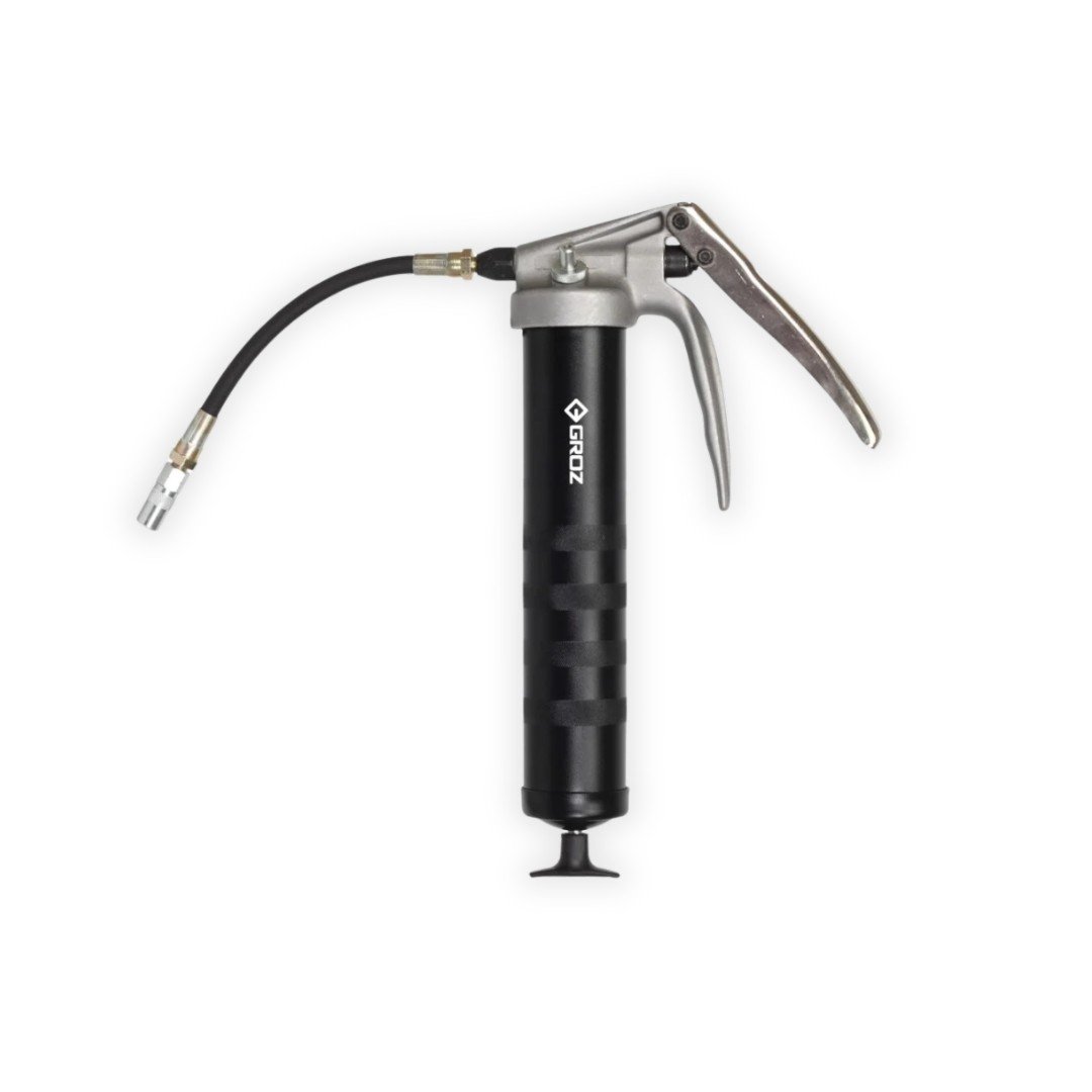 Groz pistol one handed grease gun. pistol grip for 400 gram cartridge