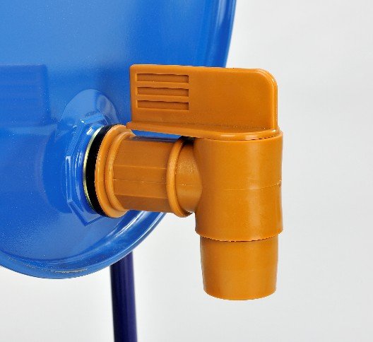 Drum tap oil barrel 2" bsp thread and outlet. lever style tap