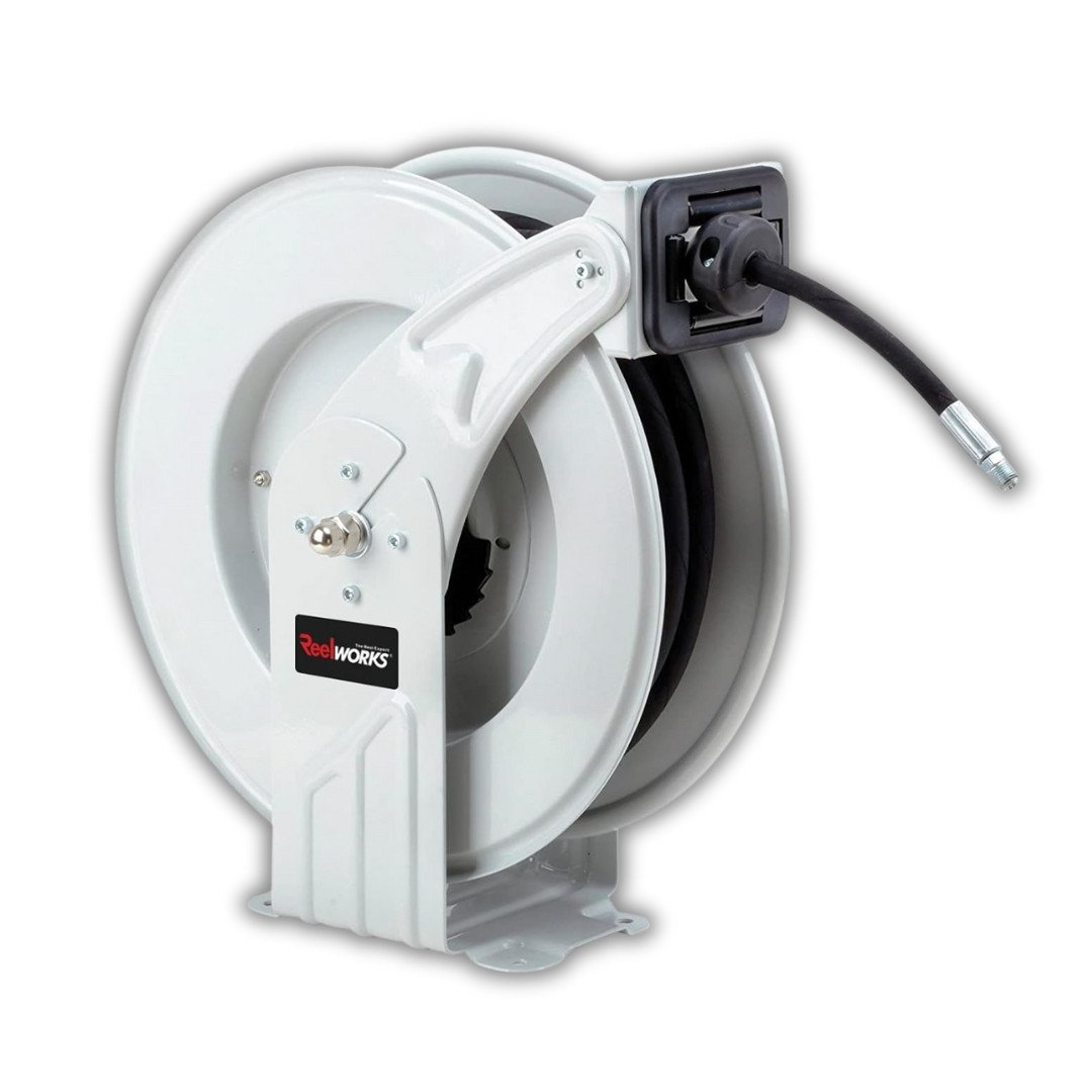 15 Metre 1/2" retractable hose reel for oil