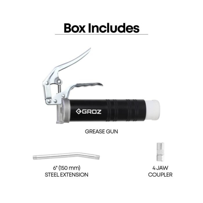 Groz pistol grip one handed grease gun for lube shuttle 500 gram