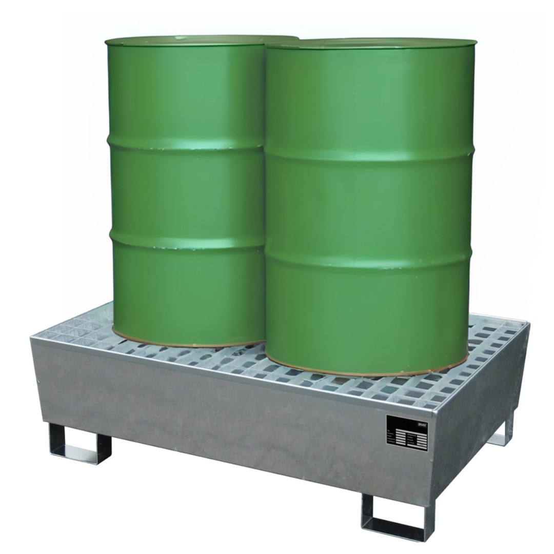 Barrel Bund Drip tray for 2 barrels