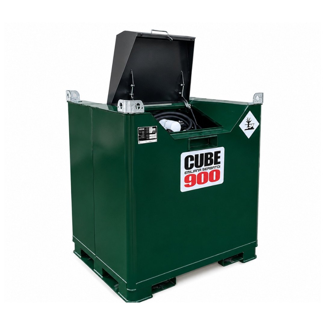 900 litre mobile site tank fully bunded