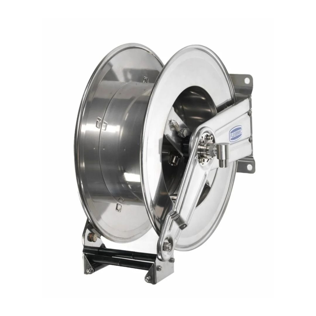 Flexbimec adjustable arm stainless hose reel