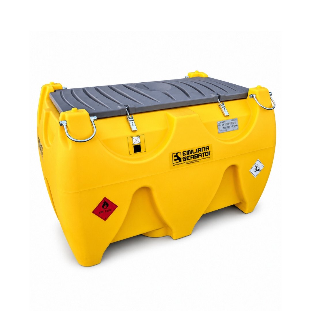 900 litre diesel and 100 litre AdBlue 1000 litre mobile tank