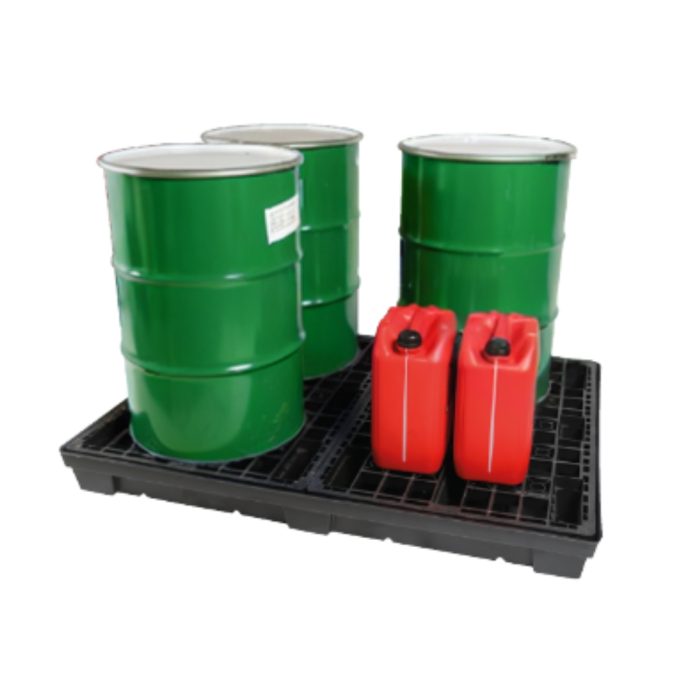 4 barrel spill pallet for use as drip tray