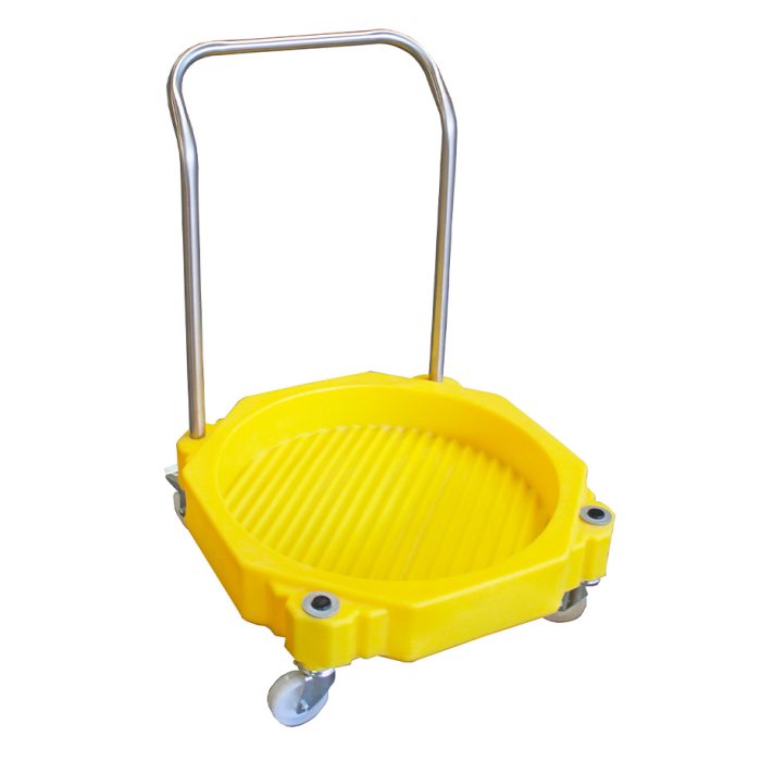 Spill Trolley with spill drip tray sump. Suitable for 205 litre barrels
