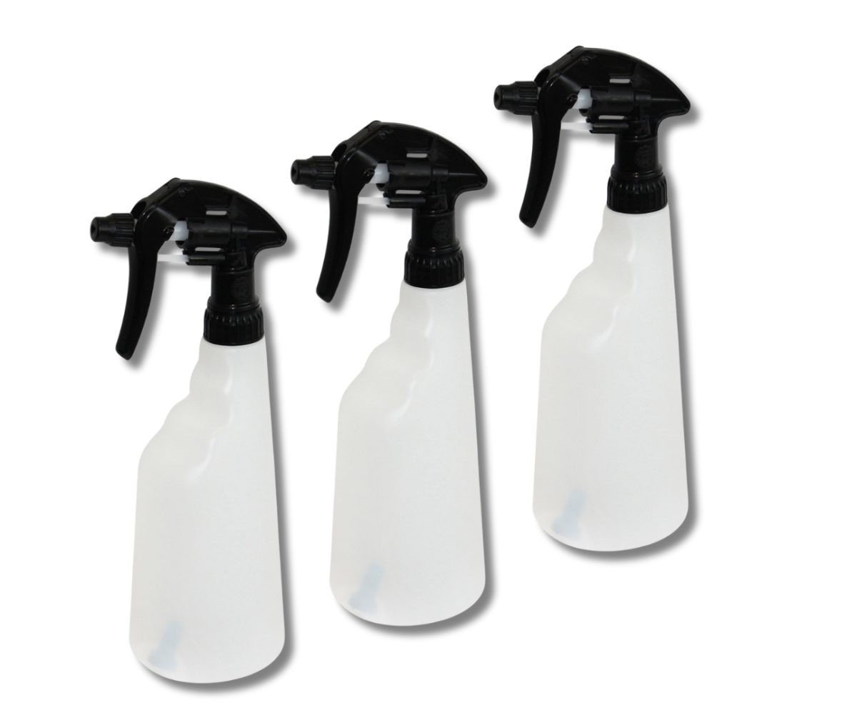 Spray Bottles Pack of 3 For Valeting Products | Viton Seals