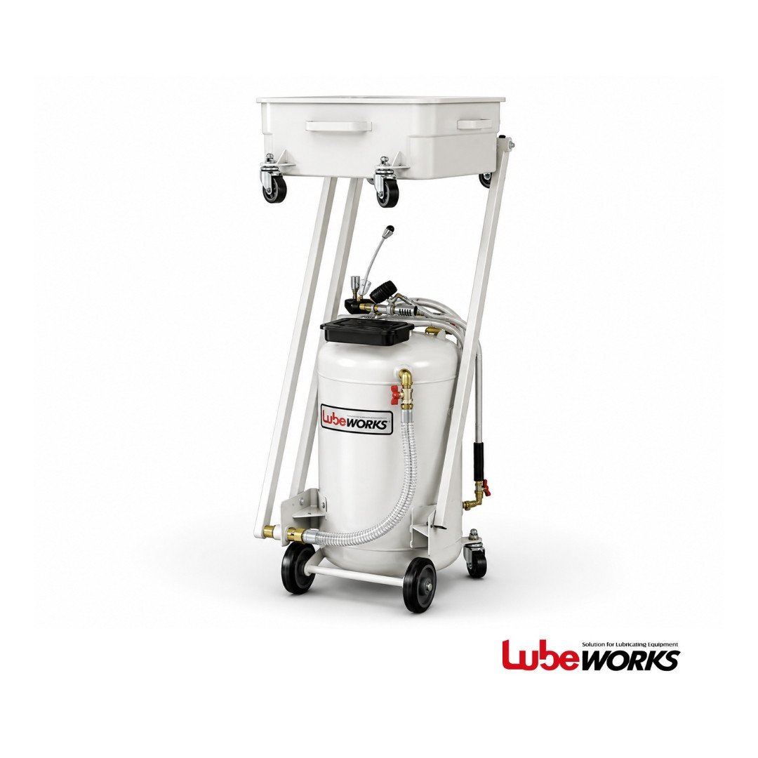 90 Litre cantilever oil drainer