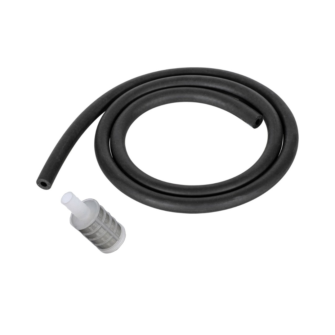 Diesel suction hose for pumps and pump kits. 1" Parker hose and filter