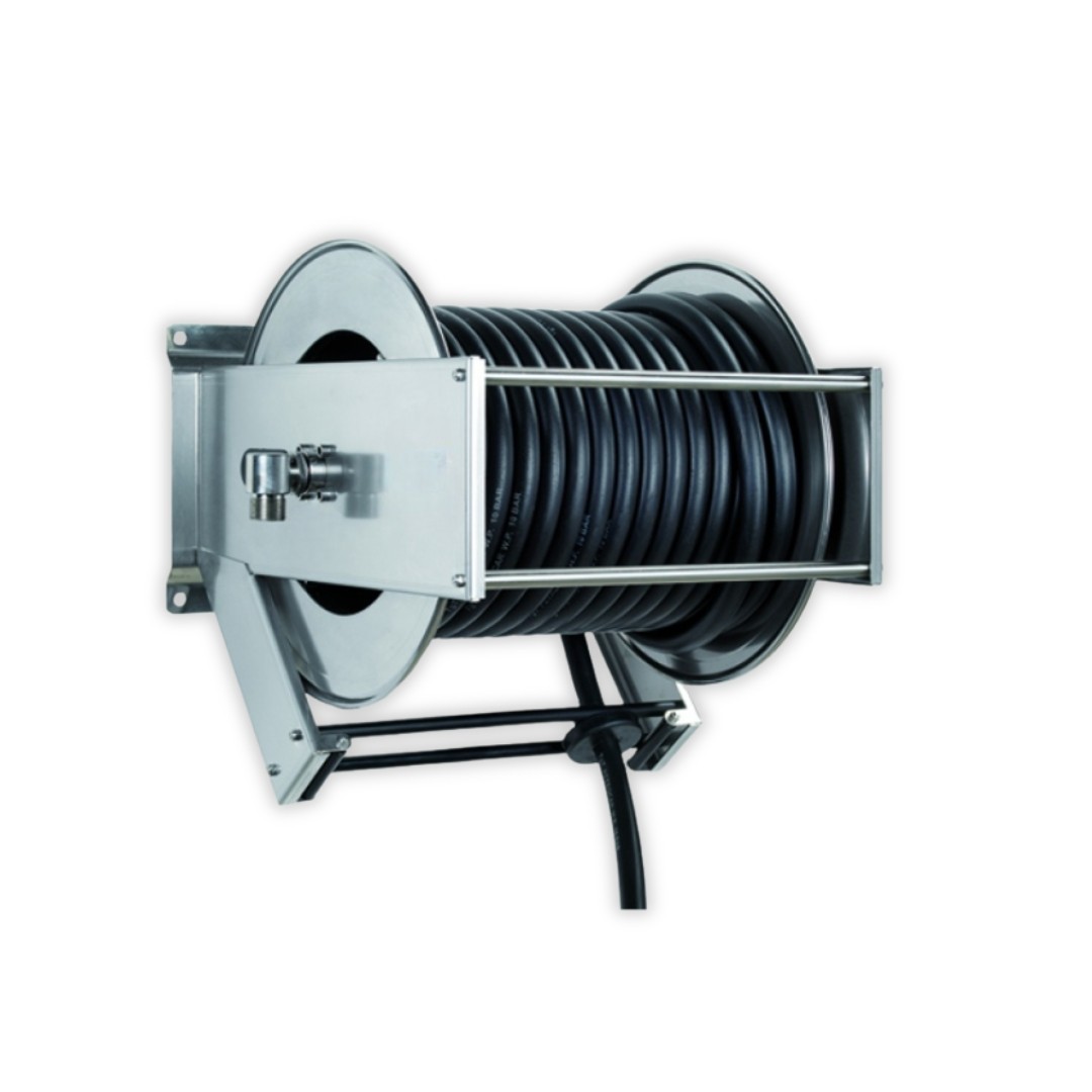 AdBlue Hose Reel 18 metre stainless retractable reel