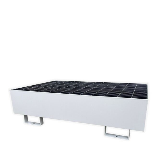 Steel Barrel Bund for 2 barrels 210 litre sump spill tray