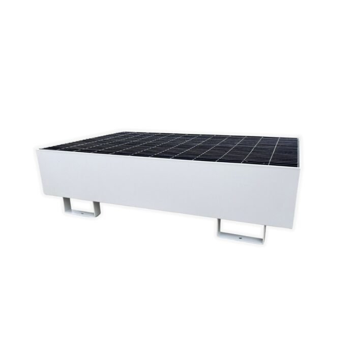Steel Barrel Bund for 2 barrels 210 litre sump spill tray
