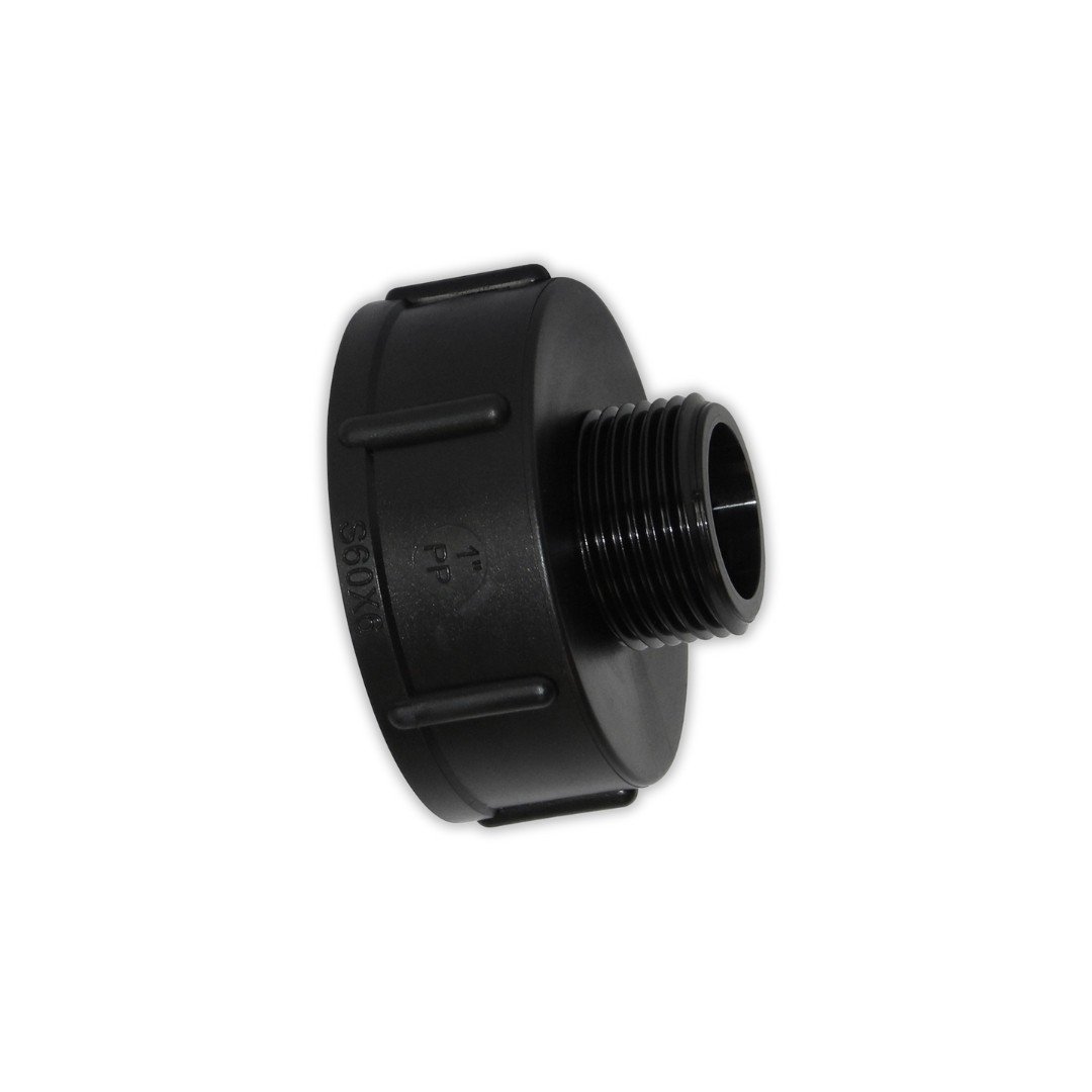 IBC thread adapter to 1" BSP