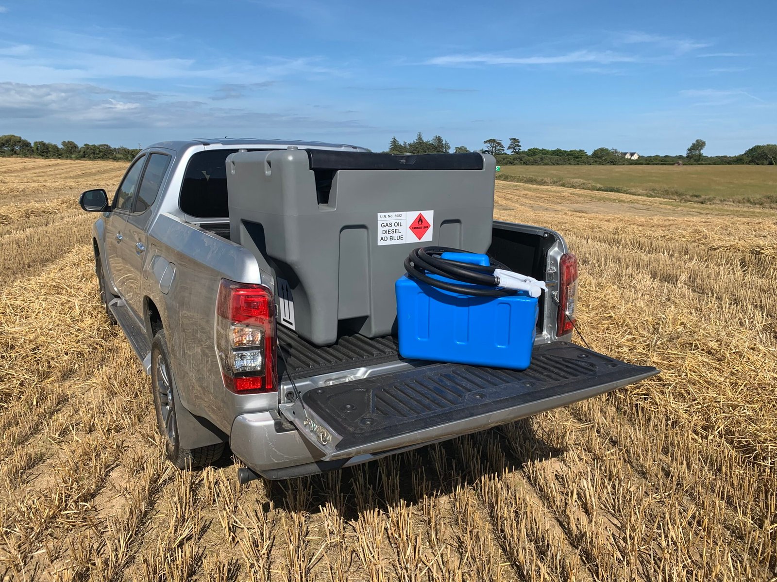 Mobile diesel tank 400 litre and 50 litre adblue