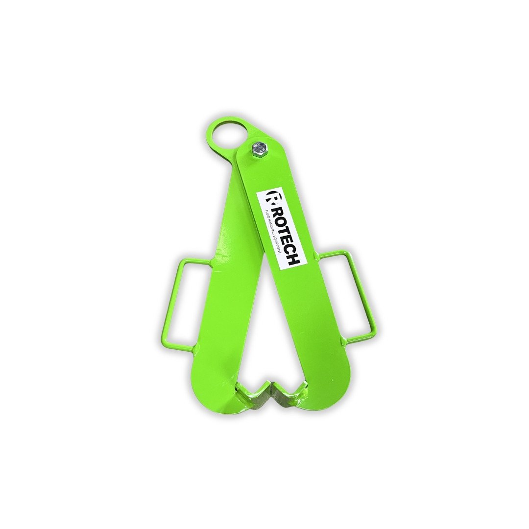 Barrel & drum lifting clamp for hoists, forklifts and telehanlders lifting vertically