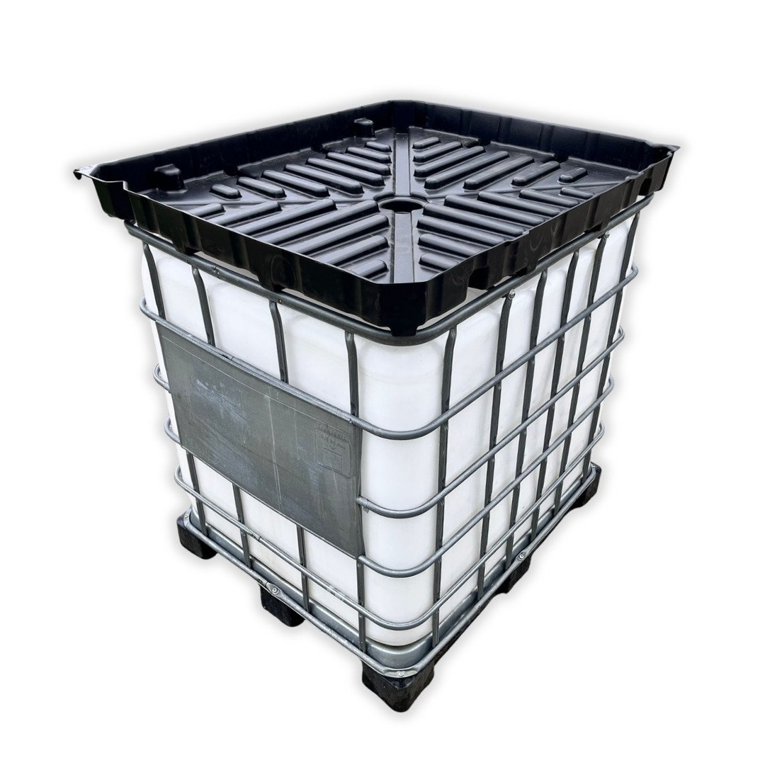 Full Width IBC funnel for 1,000 Litre tank. Waste oil collecting bowl