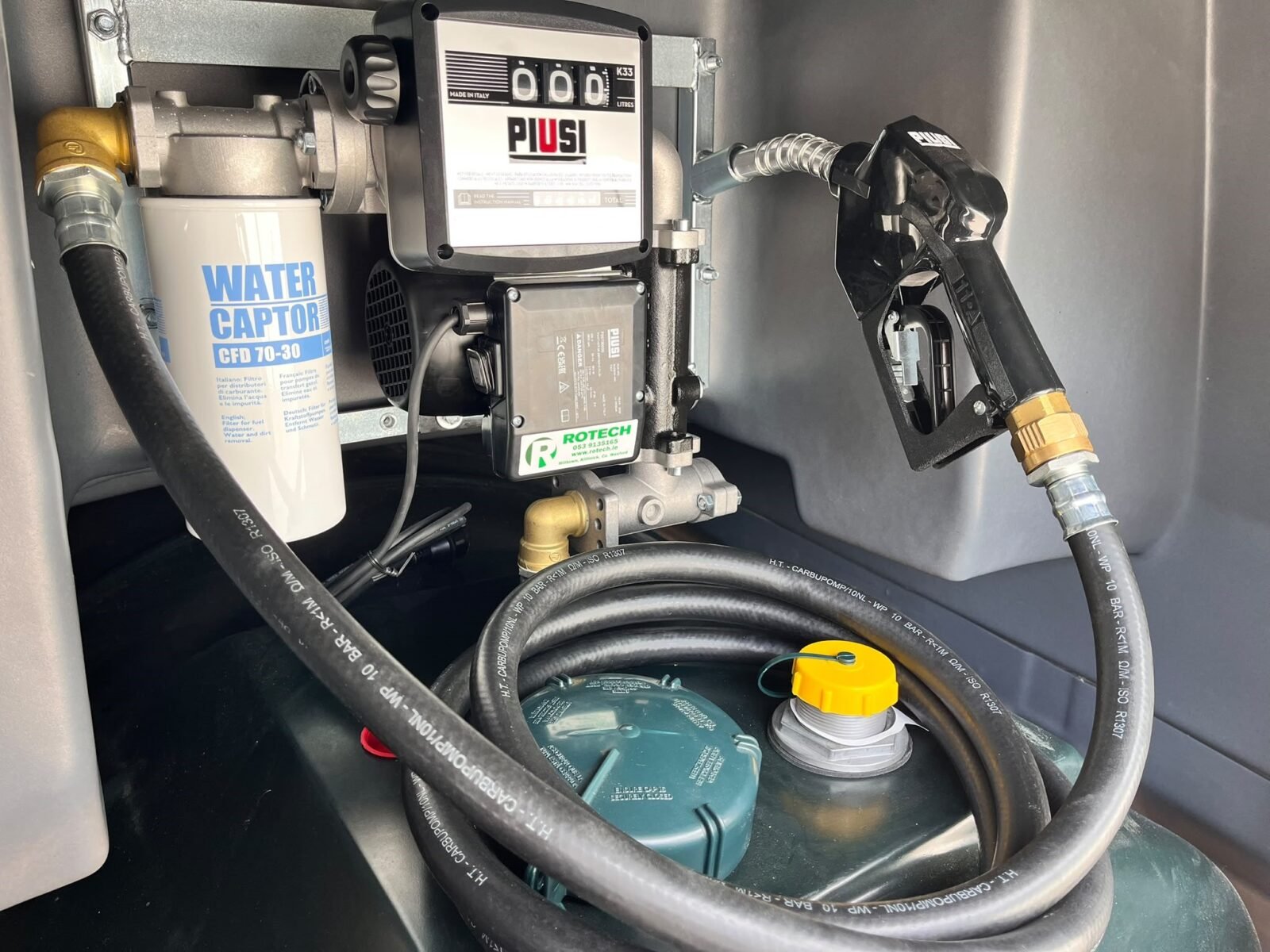 2500 litre bunded diesel