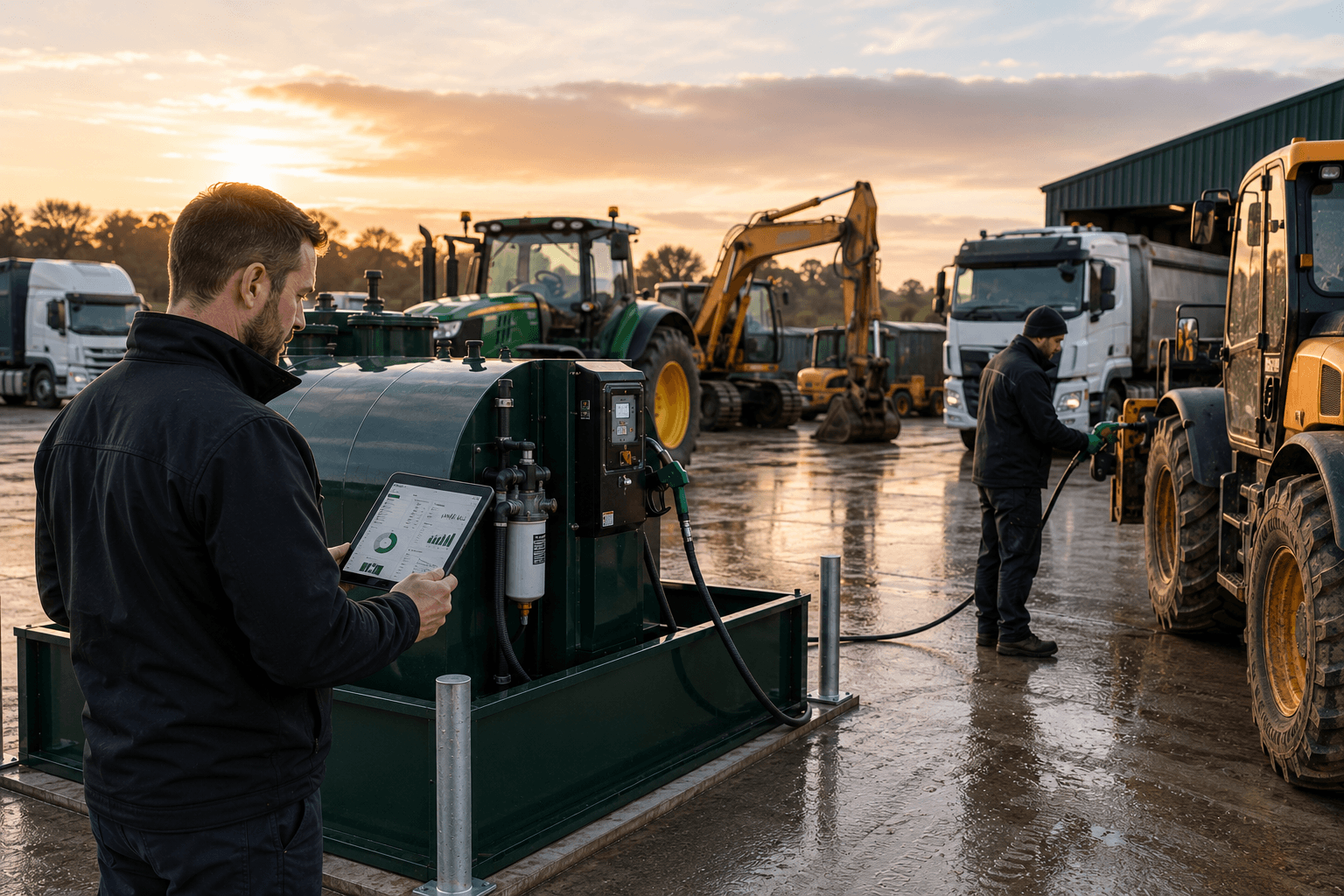 Modern fuel management system helping an Irish fleet reduce diesel costs