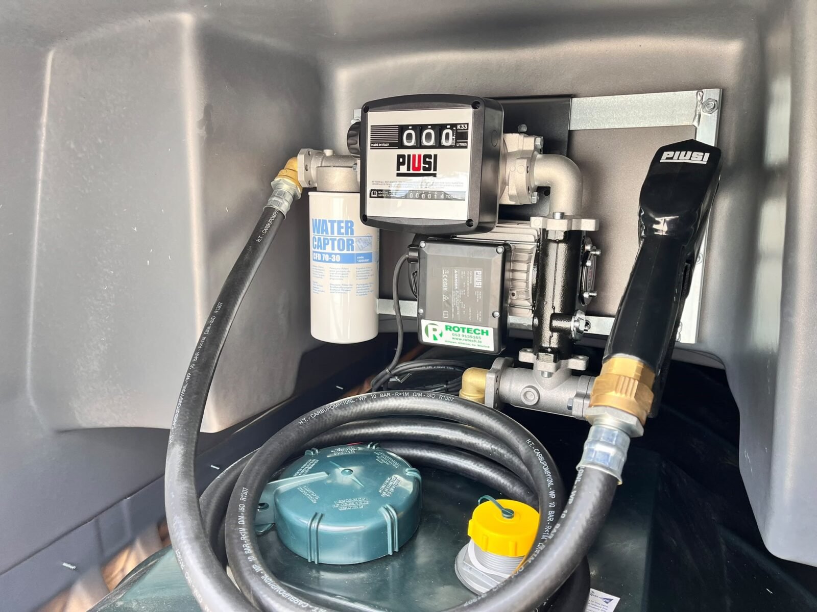 2500 litre bunded diesel