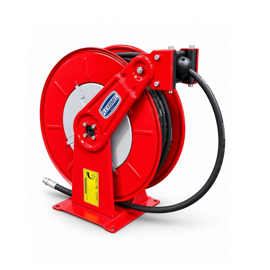 9083 Flexbimec hose reel with 2/8" hose for pressure washer