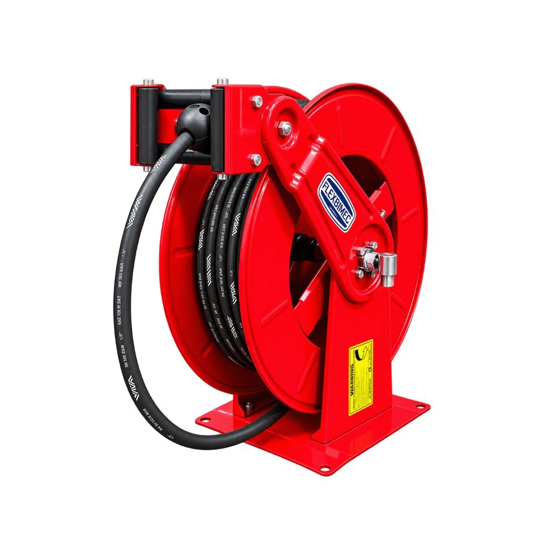 9083 Flexbimec hose reel with 2/8" hose for pressure washer