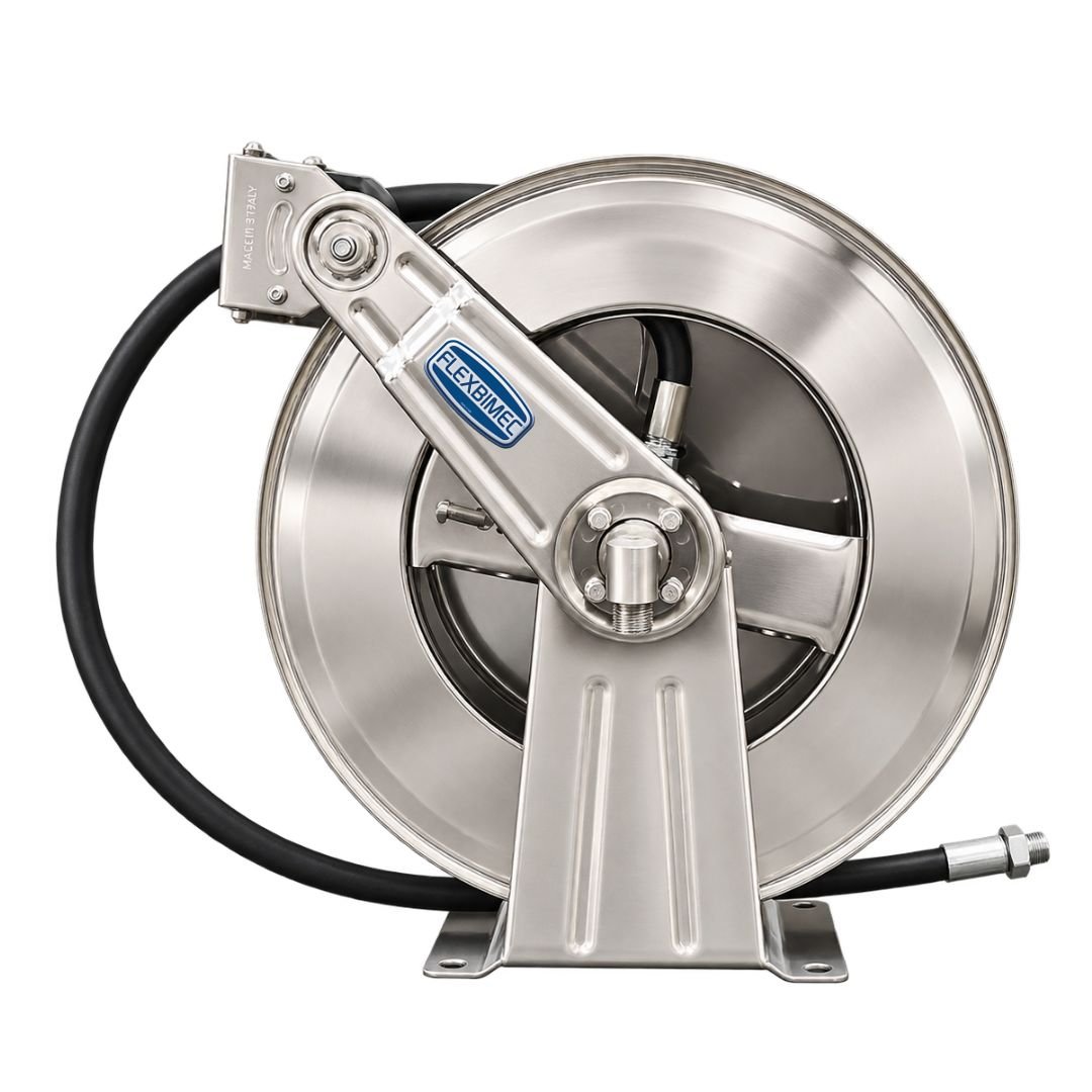 Stainless hose reel rotechshop.ie