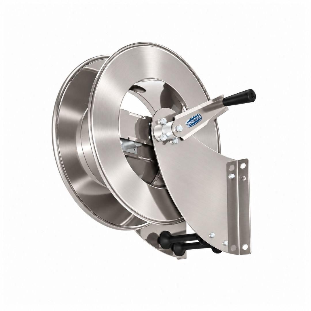 Stainless Steel manual hose reel